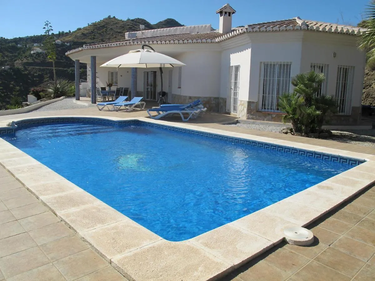Villa Camakini With Heated Pool And Sea View Arenas  0*, Arenas (Malaga) Spain
